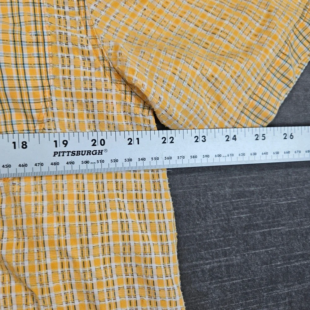 The North Face Shirt Plaid Button Up Short Sleeve Outdoor Vintage‎ Mens Size M